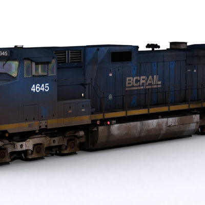 BC Rail C44-9W 4645-4654