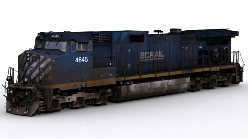 BC Rail C44-9W 4645-4654