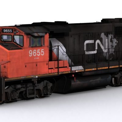 CN North America GP40-2W 9633-9667