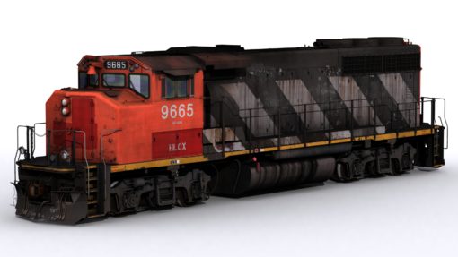 HLCX GP40-2W 9633-9667 (EX-CN)