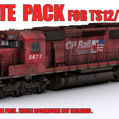 CP SD40-2 5868-5879 Dual Flags UPDATE PACK