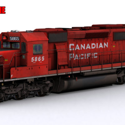 CP SD40-2 5868-5879 Modern Logo
