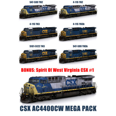 ᵇ CSX AC4400CW MEGA Pack