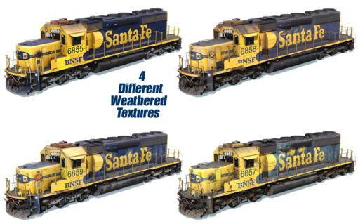 BNSF (Patched) SD40-2 6854-6867 - Image 3