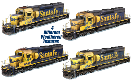 BNSF SD40-2 6869-6897 Patched - Image 3