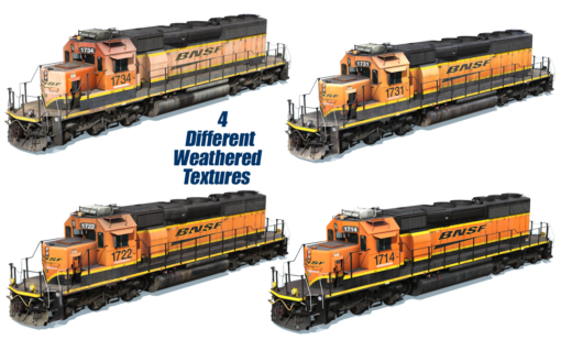 BNSF H4 SD40-2 1709-1737 RCL - Image 2