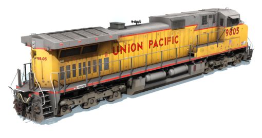 UP (EX-CNW REPAINT) C44-9W 9770-9834 - Image 4