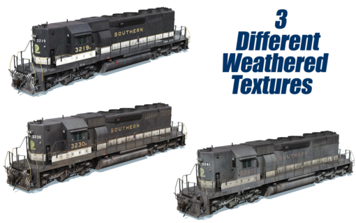 SOUTHERN SD40-2 3217-3243 - Image 3
