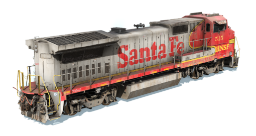BNSF (EX-ATSF) B40-8W 500-599 - Image 2