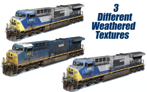 PRLX (EX-CSX) AC6000CW 654-699 - Image 2